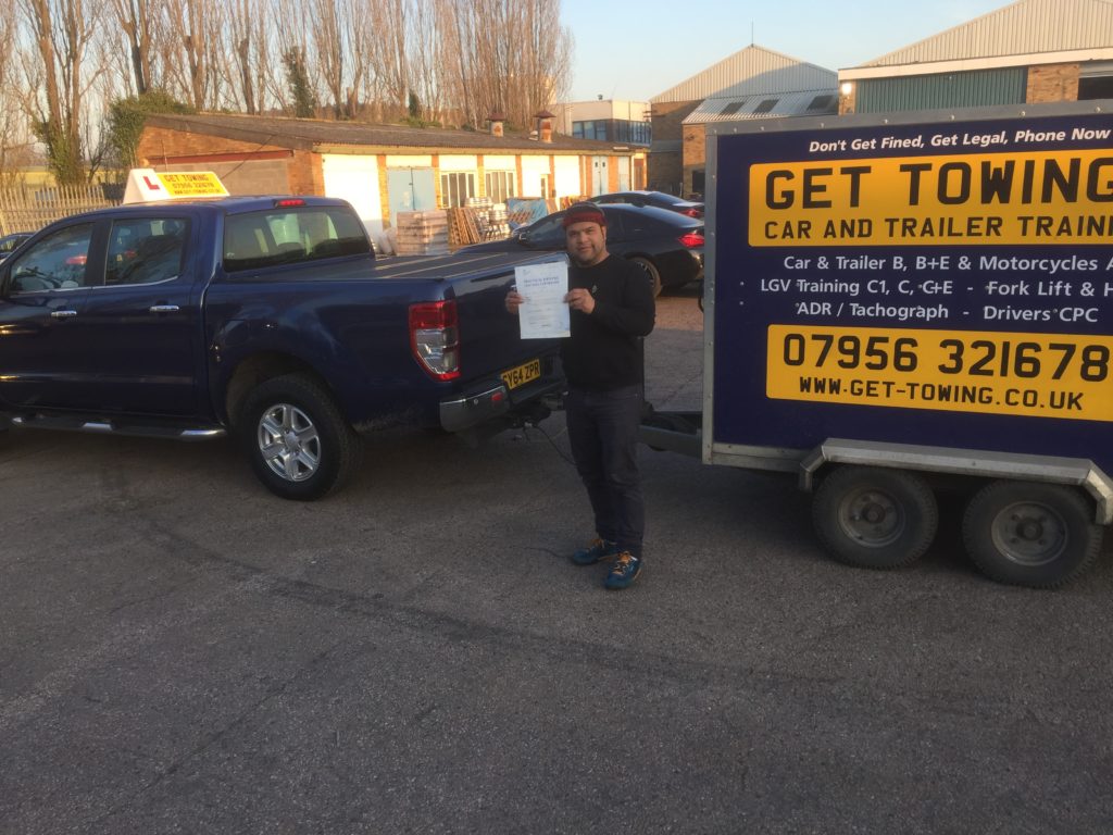 Trailer Licence Training Test Passed. Prices from £399 for a trailer